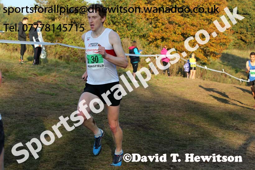 Senior men, National Cross Country Relays, Berry Park, Mansfield. Photo: David T. Hewitson/Sports for All Pics